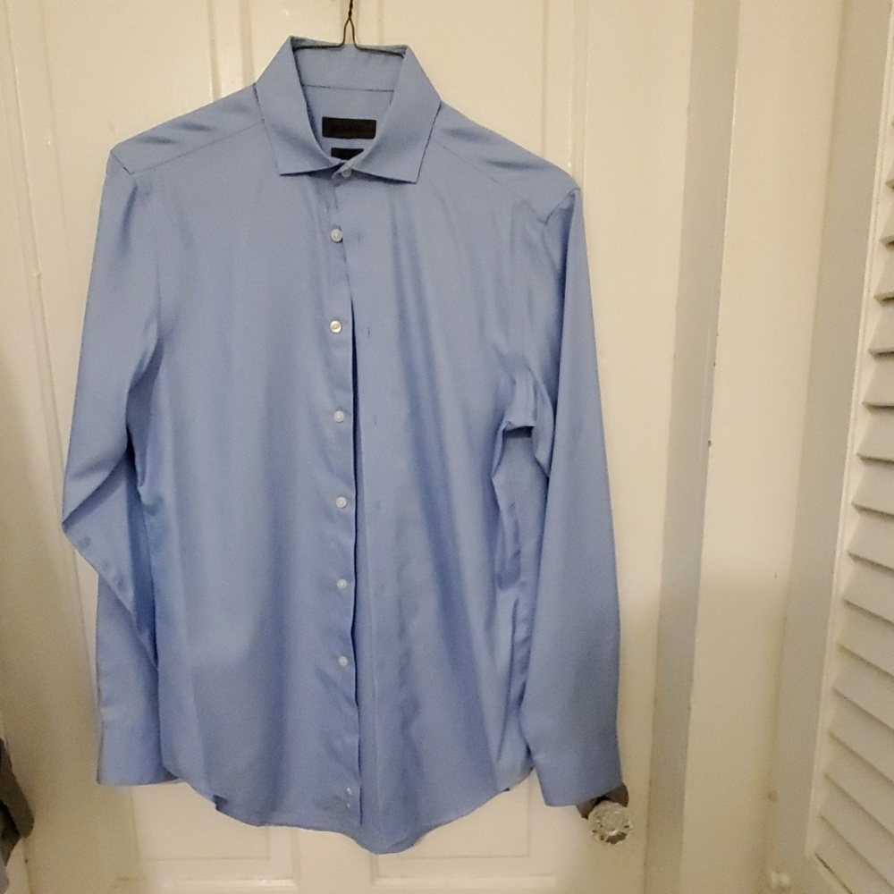 Blue dress shirt